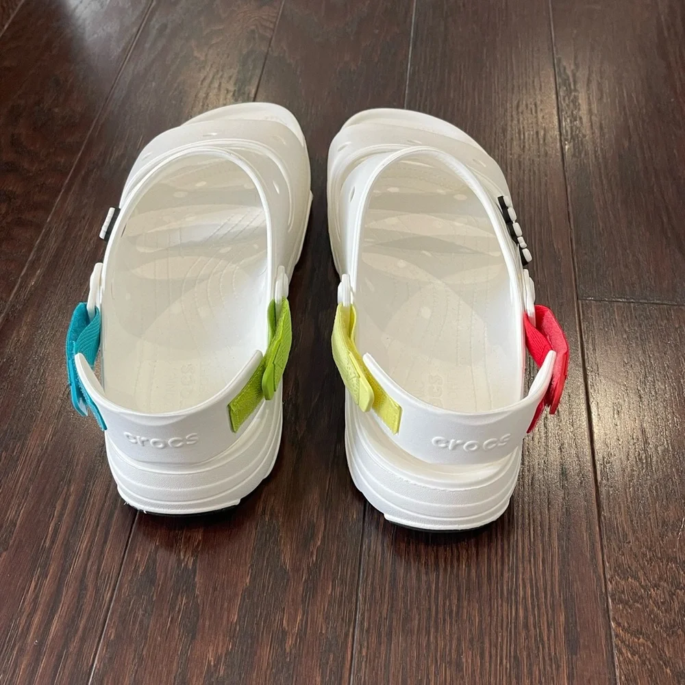 Crocs Classic All Terrain Slide Sandal White  Size Men's Size 15 NEW